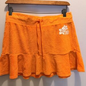 Vibrant Orange Terry Women's Skirt Mossimo